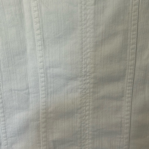 Chico's White Button-Up Vest - Picture 7 of 11